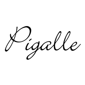 pigalle logo in black & white