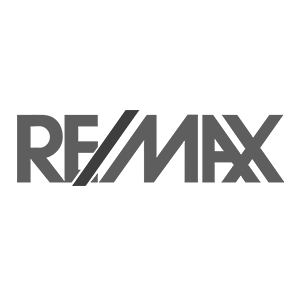 remax logo in black & white